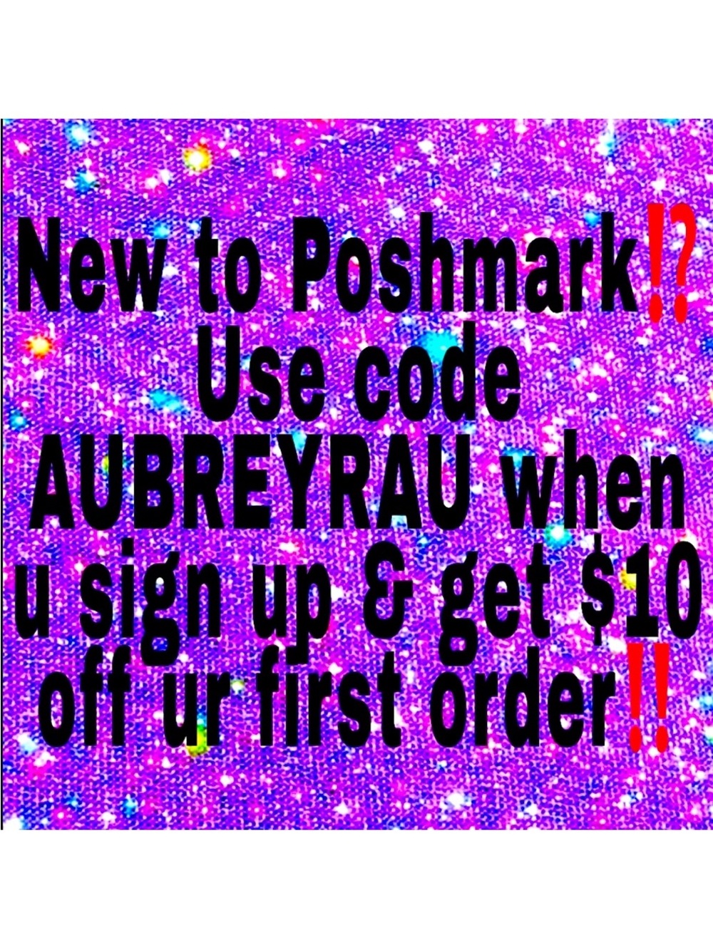 Want $10 off⁉️ Use my Invite Code: AUBREYRAU when u create ur account!